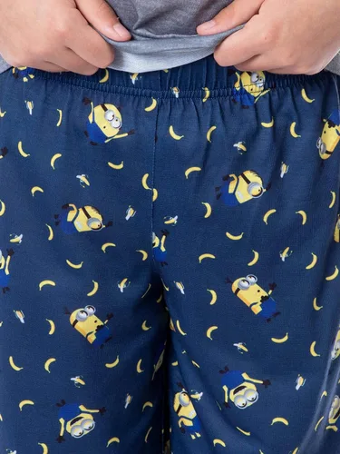 Vista 4 de INTIMO Despicable Me Minions Sorry I Was Hungry Raglan - Conjunto de pijama para niños, Multi colorido