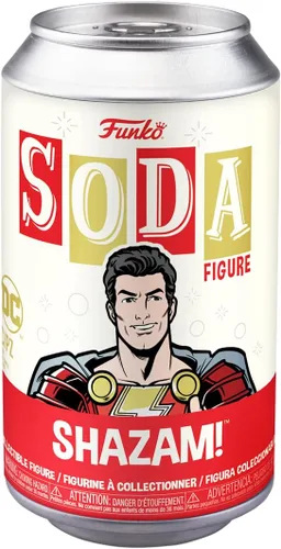 Vista 2 de Funko Vinilo SODA: Shazam 2 - Shazam - 1/6 probabilidades para variante de persecución rara - DC Comics - Figura de vinilo coleccionable - Idea