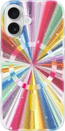 Vista 76 de LONLI Hue - para iPhone 15 Pro Max [Compatible con Magsafe] - Funda de teléfono floral dorada - [Amortiguador de 360°] - Funda de teléfono linda