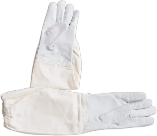 Vista 2 de DOGMIL Traje de abeja profesional para hombres y mujeres con guantes de apicultor dos velos, protección para patio trasero profesional