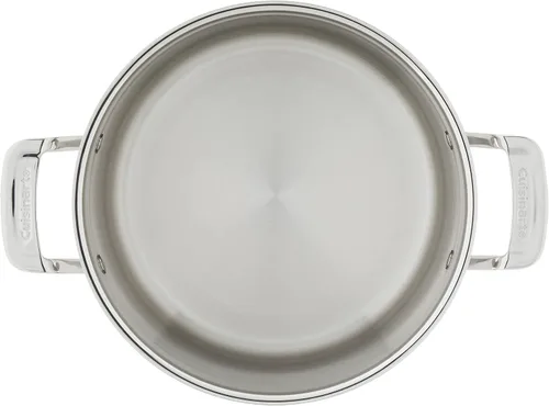 Vista 3 de Cuisinart MCP66-24N MultiClad Pro - Sartén de triple capa de 8 cuartos de galón, olla con tapa