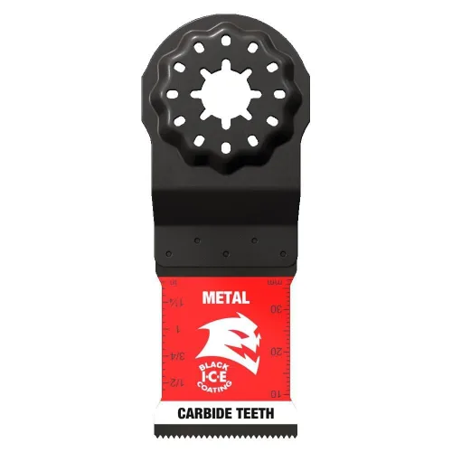 Vista 7 de Diablo Amped Steel Demon Starlock - Hoja oscilante de dientes de carburo para metal, ancho de corte de 1-1/4 pulgadas, profundidad de corte de 1-1/2