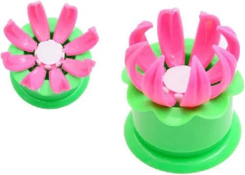 Vista 6 de Baozi Maker grande de 2.36 pulgadas, moldes de bola de masa de plástico, molde para hacer bollos DIY pastel de pastelería herramienta rellena al