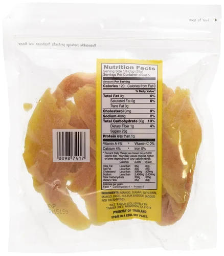 Vista 2 de Trader Joe's - Mango suave y jugoso de frutas secas (paquete de 3)