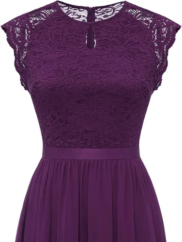 Vista 78 de Dressystar - Vestido de dama de honor, sin mangas, con cuello en V, para fiesta de boda