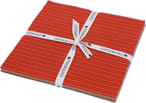 Vista 8 de COTTONVILL EMANON Stripe Lazy Gingham - Tela de algodón con estampado de 20 unidades (cuarto, rayas A)