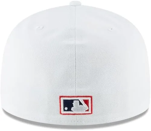 Vista 6 de New Era MLB 59FIFTY Chicago White Sox Team Color White Navy Cooperstown Authentic Collection - Gorra de béisbol, Blanco