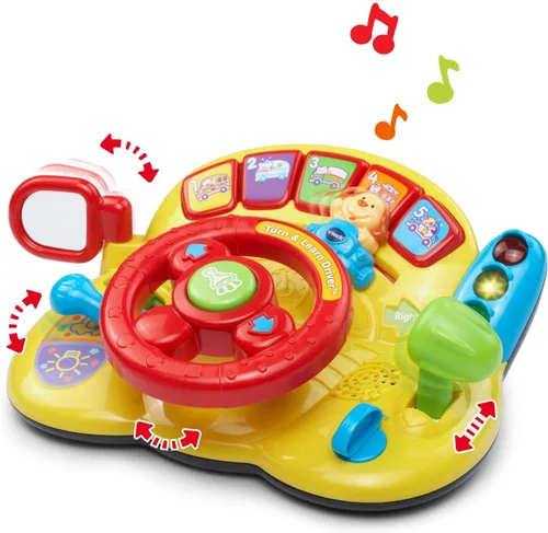 Vista 2 de VTech Gira y Aprende Conductor (embalaje sin frustraciones), color amarillo