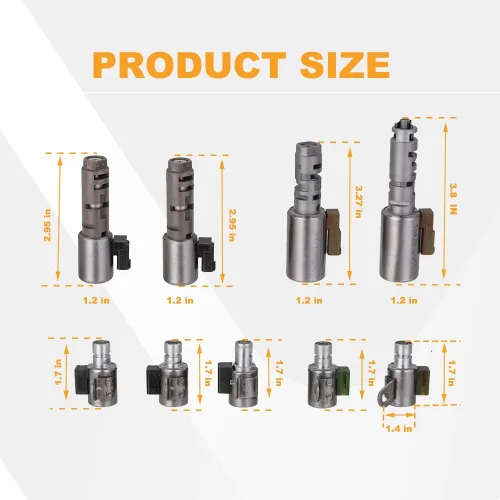 Vista 2 de A960E A760 A761E AB60F CN AB60E Juego de solenoides de transmisión de 6 velocidades compatible con Lexus/Toyota-9PCS