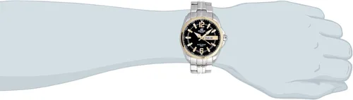 Vista 4 de Casio Ef-131D-1A9vudf Edifice Reloj de pulsera de acero plateado con esfera negra para hombre