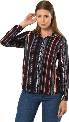 Vista 5 de Blusas para mujer, camisas casuales de manga larga con botones, XS-3XL