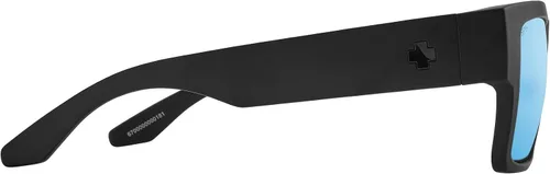 Vista 4 de SPY Cyrus Matte Black - Espejo polar azul hielo Happy Boost