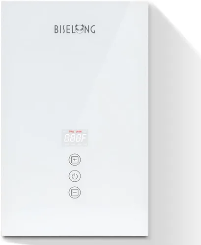 Vista 6 de Calentador de agua eléctrico instantáneo sin tanque, 3.5 KW, 110/120 V, pequeño, un calentador de agua de ahorro de energía, adecuado para grifos