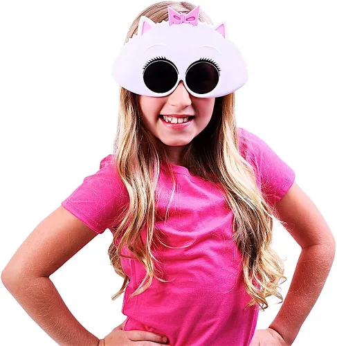 Vista 3 de Sunstaches Secret Life of Pets Gidget - Gafas de sol, recuerdos de fiesta, UV400