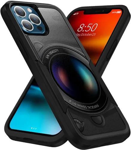 Vista 20 de CasesOnDeck - Funda de agarre compatible con Apple iPhone 13 Pro Max (2021) y iPhone 13 Pro Max [Grip Tactical] Funda delgada y resistente