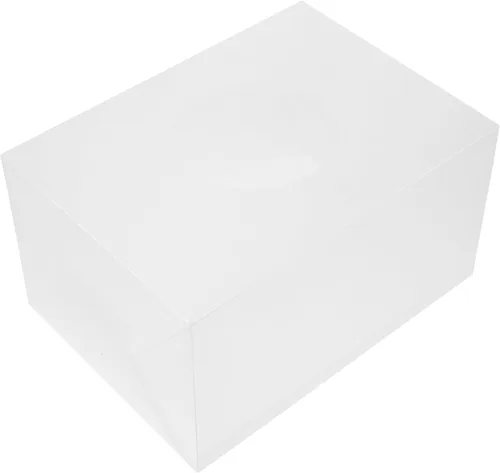 Vista 6 de Caja de plástico para rifa, caja de boletos, caja de sugerencias vacía, caja de donación, caja organizadora de escritorio para concurso de votación