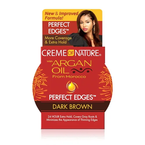 Vista 12 de Creme of Nature Perfect Edges Gel de control de bordes negro, 24 horas de duración con cobertura y brillo de canas, teñido sin descamación, domador
