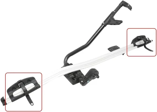 Vista 4 de Universal Bicycle Rack Mount Rear Wheel Holder Road Bike Tire Bracket Carrier Universal Car Roof Carrier Portable Plastic Metal Side Luggage Rack