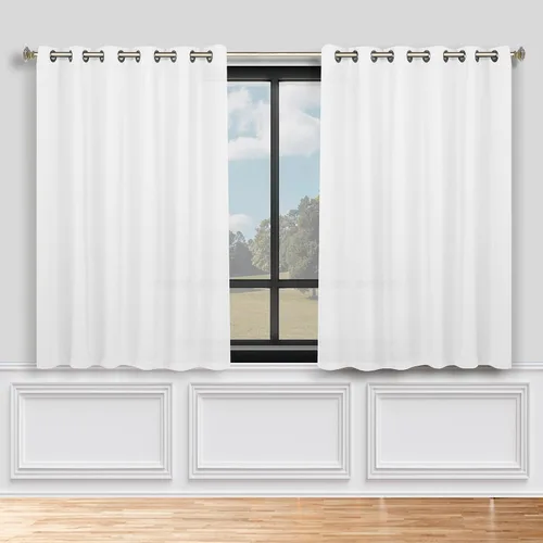 Vista 244 de Superior Cortinas Opacas, Oscurecimiento de Habitación, Dormitorio, Cortinas, Cocina, Acentos de Ventana de Sala de Estar, Bloqueo Solar, Térmico
