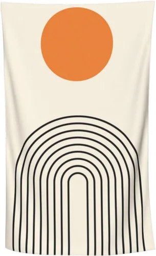 Vista 7 de VOOHDDY Toalla de playa abstracta, bohemia, simple, moderna, minimalista, estética, grande, suave, absorbente, microfibra, secado rápido, toallas