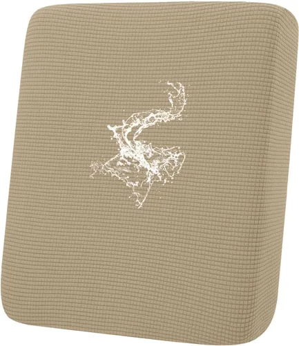 Vista 47 de Fundas impermeables para sofá seccional, fundas de cojín antideslizantes para sofá Ajuste seccional en forma de L, tela jacquard elástica, parte