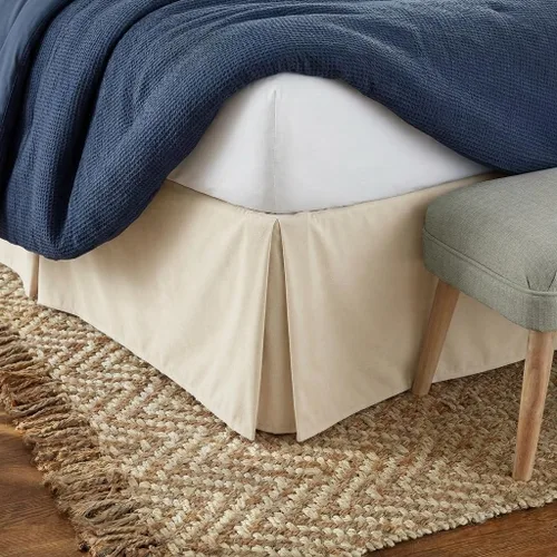 Vista 9 de Falda de cama Linen Market - Microfibra ultra suave - Ajuste fácil con caída a medida de 14 pulgadas - Calidad de hotel, resistente al encogimiento