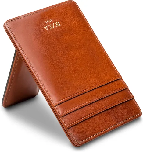 Vista 6 de Bosca Cartera con bolsillo frontal para hombre en piel vieja - RFID