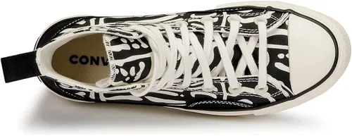 Vista 6 de Converse Chuck Taylor All Star - Tenis de plataforma alta unisex con plataforma alta color negrogarceta