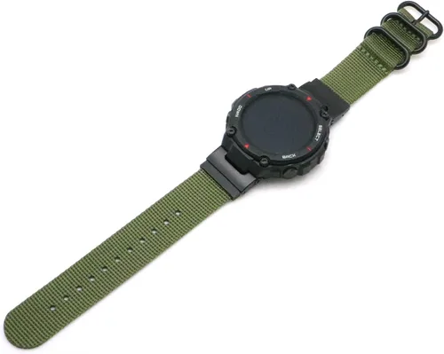 Vista 5 de Correa de repuesto de nailon compatible con Huami Amazfit T-Rex A1918 Smartwatch