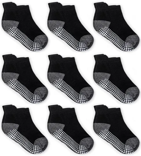 Vista 31 de Calcetines tobilleros antideslizantes Zaples para bebés con suelas antideslizantes para bebés, niños pequeños, niños y niñas