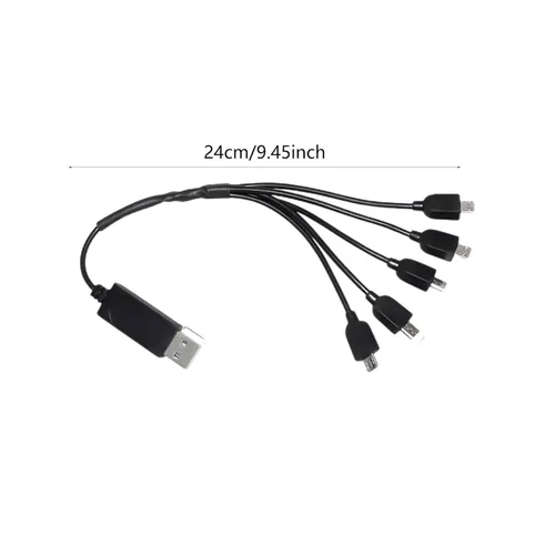 Vista 5 de Drone Cable de carga Quadcopter Parte Profesional Portátil Fuerte Cargador USB Cable Actualización para E88 E525 DIY Accesorio