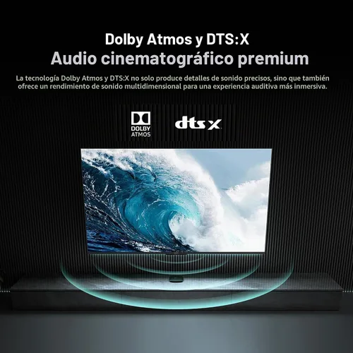 Vista 9 de Xiaomi Google Android TV Box S 3.0, 4K UHD Dolby Vision Dolby Atmos y DTS:X 2 GB + 32 GB de almacenamiento Google TV 360° Bluetooth Control remoto