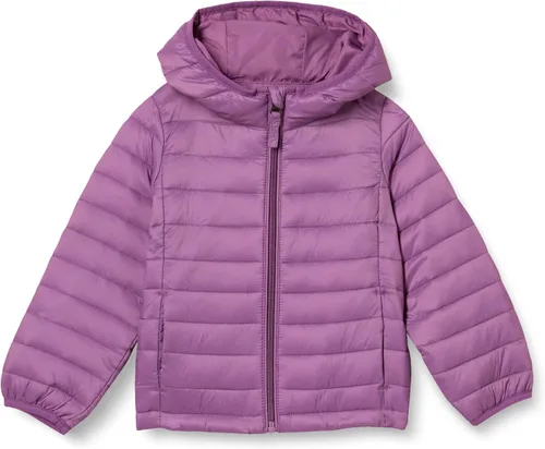Vista 18 de Amazon Essentials Chaqueta acolchada con capucha ligera y resistente al agua para niñas y niños pequeños Negro
