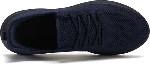 Vista 4 de LCGJR Zapatos de senderismo para hombre, ultraligeros, informales, sin cordones, para entrenamiento, tenis para hombre, malla transpirable, cómoda