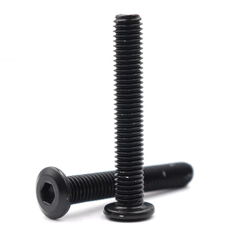 Vista 8 de 20pcs M6 x 0.591 in Remache Negro Avellanado Socket Cap Allen Tornillos Remache Tornillos Muebles Conexión 304 Acero Inoxidable