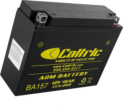 Vista 5 de Caltric Agm - Batería compatible con Yamaha Mountain Max 600 700 Mm600 Mm700 1997 1998 1999 2000