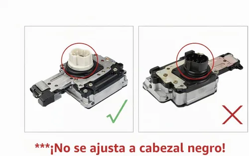 Vista 8 de 545RFE Solenoide Pack BLOCK – Solenoide de transmisión OEM para Dodge Ram 1500 2500 3500 (2004 y posteriores) – Solo enchufe blanco – Compatible