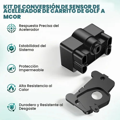 Vista 3 de Kit de conversión Drive-up de sensor de aceleración de carrito de golf a MCOR para Club Car Precedent Electric 2009-2011 con grupo de pedales de 2ª