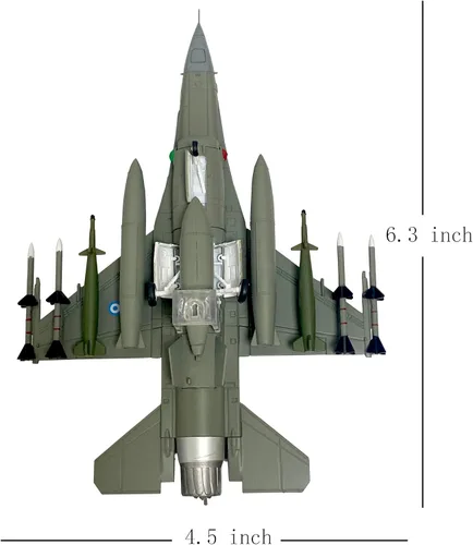 Vista 6 de F-16D Falcon 1/72 Modelo de avión fundido a troquel