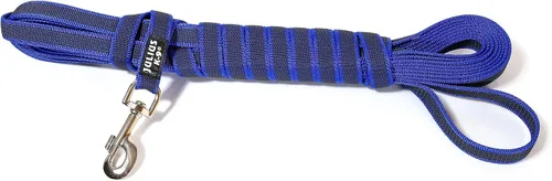 Vista 73 de Julius-K9 218GM-B-DP Correa de color y gris superagarre, ajustable, 0.551 in x 7.2 ft, azul-gris