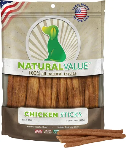 Vista 13 de Loving Pets Natural Value All Natural Soft Chew Chicken Tenders - Golosina para perros, 14 onzas