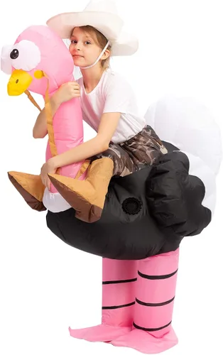 Vista 5 de Spooktacular Creations - Disfraz inflable de avestruz para Halloween