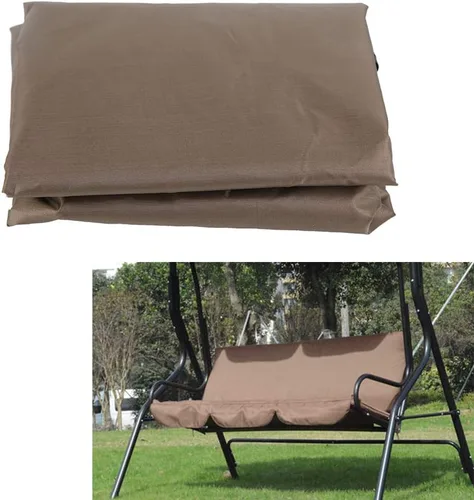 Vista 3 de Ejoyous Funda de cojín para columpio de patio, para silla de columpio al aire libre, cubierta de asiento de hamaca de repuesto para columpio de 3
