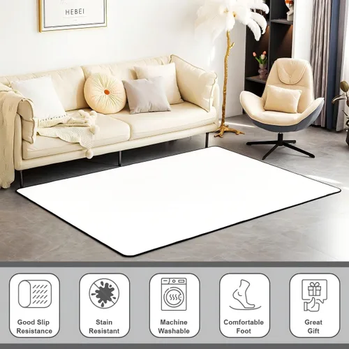 Vista 8 de Erosebridal Alfombra gótica de 3 x 5 pies, estilo bohemio, damasco, murciélago, sala de estar, antideslizante, negro, gris, azul, alfombra gótica