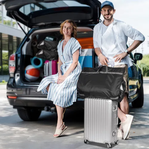 Vista 5 de MISSLO Paquete de 3 bolsas de ropa de 43 pulgadas + 3 bolsas de ropa de 60 pulgadas