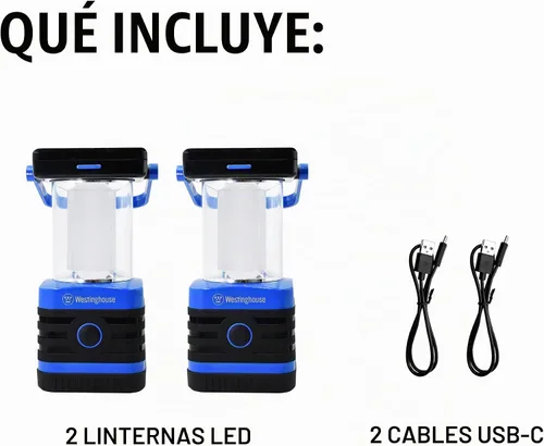 Vista 9 de Linterna solar recargable para campamento, linterna LED de 1000 lúmenes, 5 modos de iluminación, IPX4 resistente al agua para acampar y senderismo