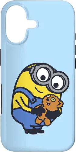 Vista 32 de iPhone 13 Despicable Me Minions Bob Holding Teddy Bear Case