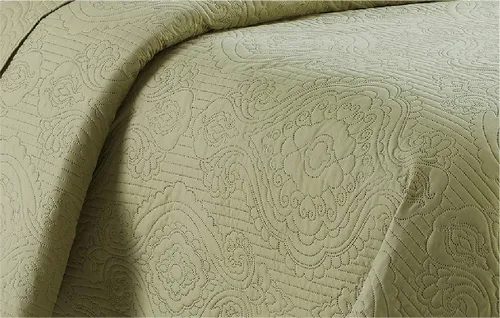 Vista 2 de Home Collection - Juego de cubrecama de lujo holgada repujada liviana de color liso