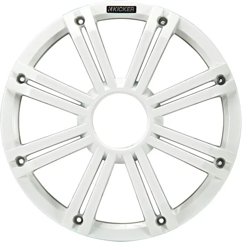 Vista 5 de KICKER KMG12 - Rejilla de 11.8 in para subwoofer KM12 y KMF12, LED, color blanco