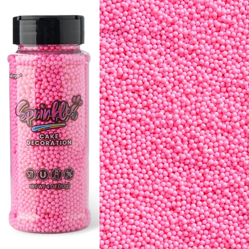 Vista 16 de Pastel Nonpareils Sprinkles, Sujoygar 4oz Edible Colored Cake Sprinkles Double-opening Design, 2mm Edible Dot Sprinkles for Cupcake Toppers Baking